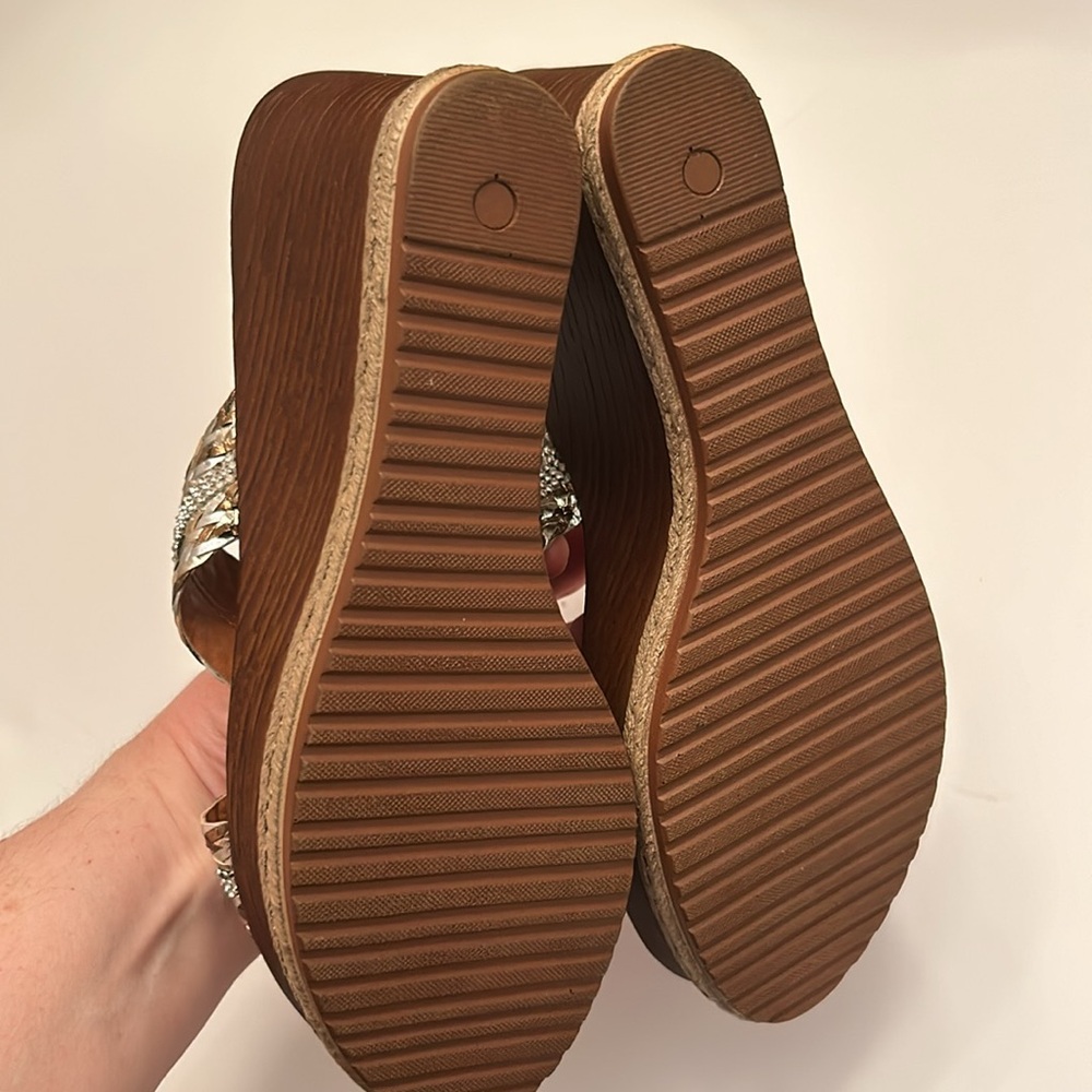 Italian Shoemakers gorgeous strappy slide heeled sandals - Picture 9 of 14